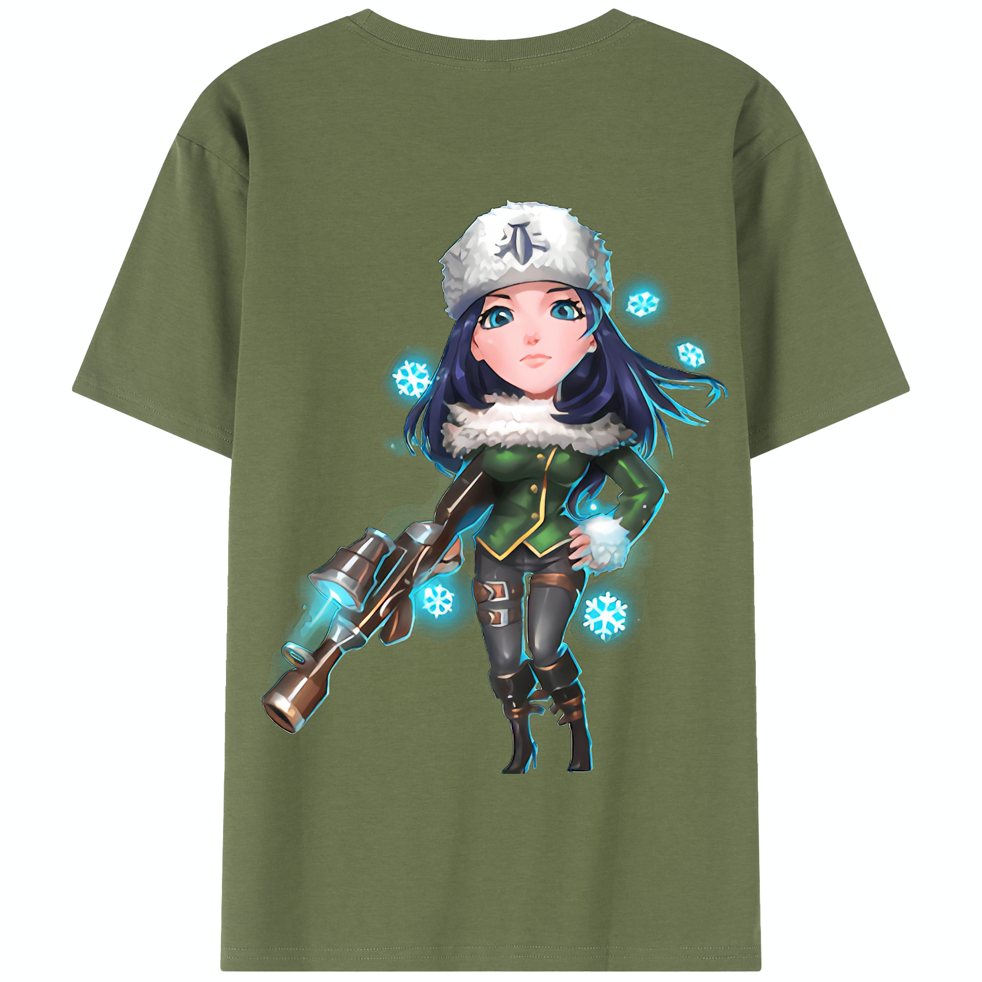 リーグ・オブ・レジェンド League of Legends LOL 綿100％半袖Tシャツ（背面プリント）